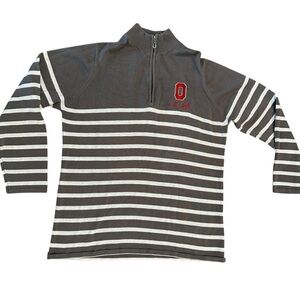 Women’s Gameday Couture Ohio State Buckeyes 1/4 Zip Sparkle Sweater Size XL